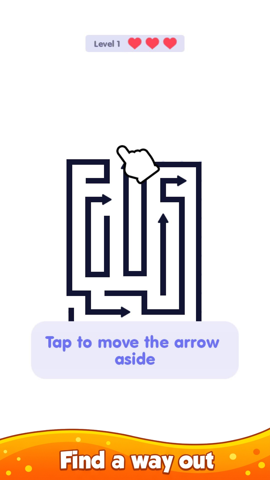 Arrow Flow main puzzle board