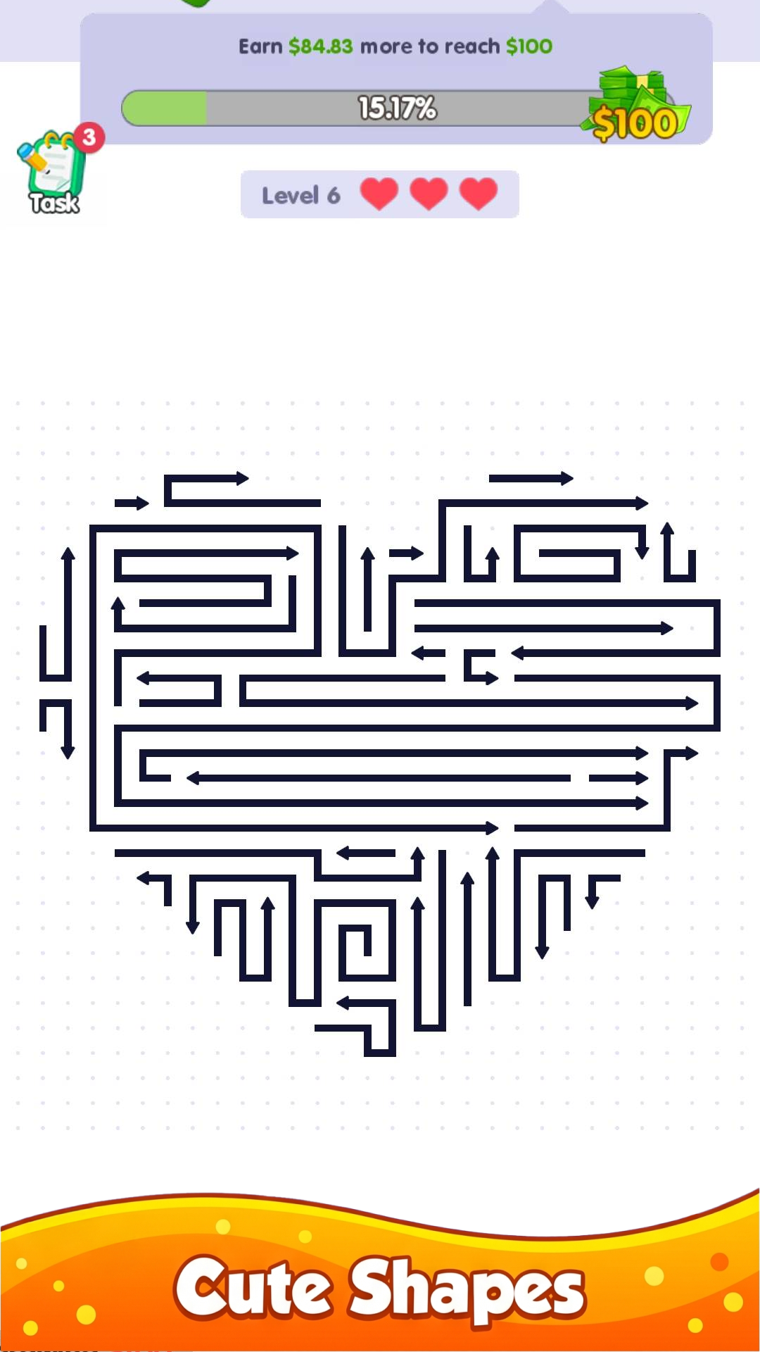 Arrow Flow path puzzle level